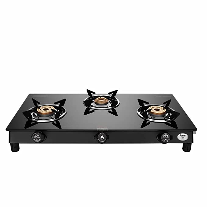 preethi blu flame 3 burner gas stove