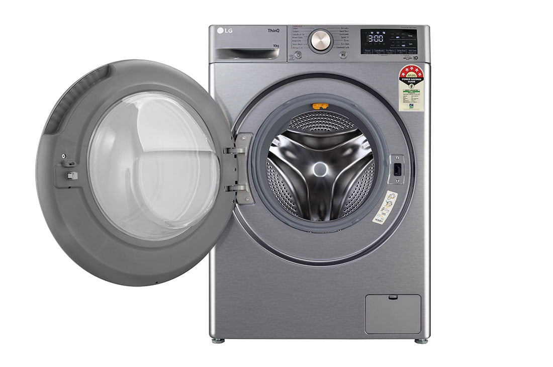 LG 10.0 kg, Front Load Washing Machine with AI Direct Drive™ Washer with Steam+ & ThinQ (FHP1410Z7P)