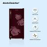 Kelvinator 170 litres 3 Star Single Door Refrigerator, Maroon Red KRD-A190MRP