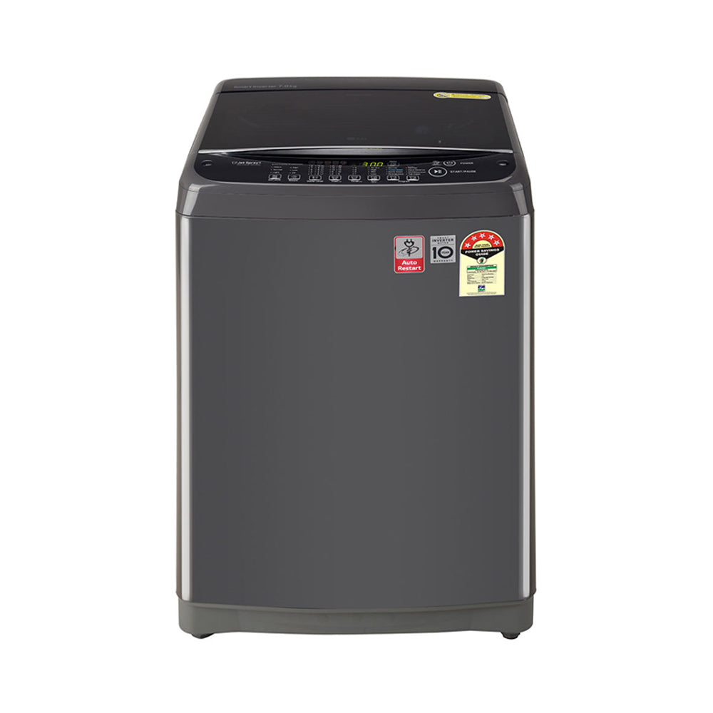 LG 7 Kg Top Fully Automatic Washing Machine, T70SJMB1Z Middle Black