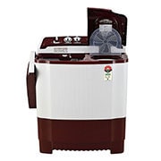 LG 7.0 kg 5 Star Semi-Automatic Top Loading Washing Machine (P7010RRAZ, Burgundy, Roller Jet Pulsator)