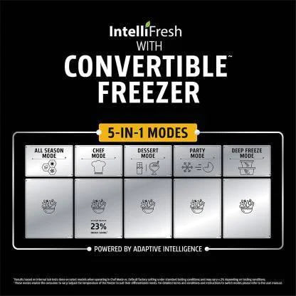 21211- Whirlpool 265 L 2 Star Frost Free Double Door Refrigerator (IF INV CNV 278, Sapphire Mulia)