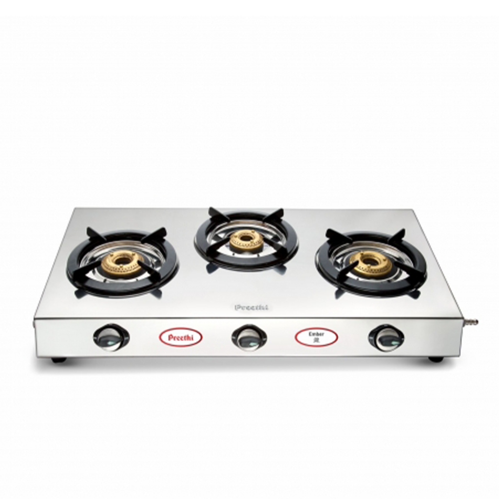 PREETHI GAS STOVE EMBER 3B – SHARPTRONICS