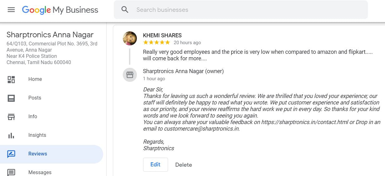 very good employees and the price is very low when compared to amazon and flipkart..... will come back for more
