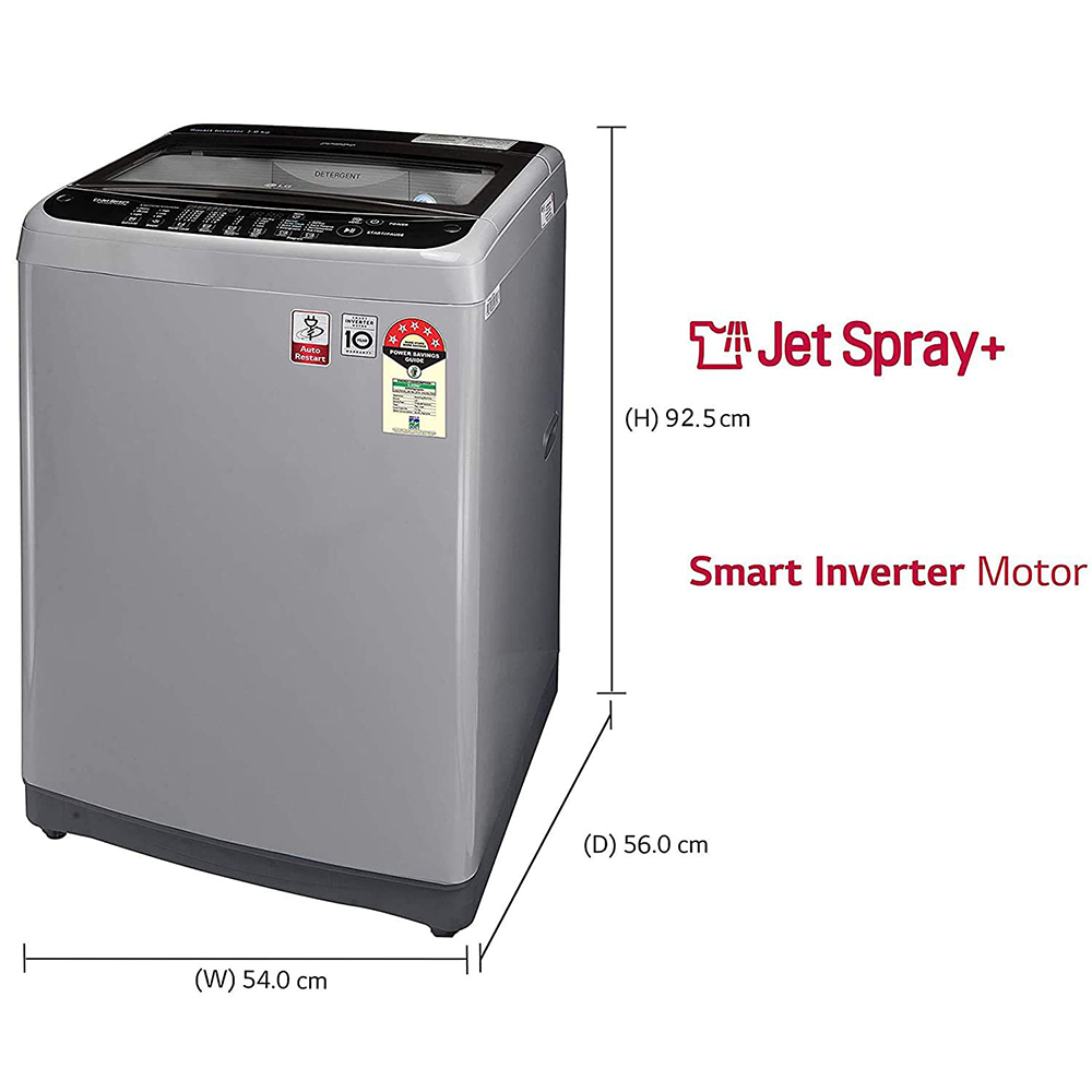 LG 7.0 Kg 5 Star Smart Inverter Fully-Automatic Top Loading Washing Machine (T70SJSF1Z)