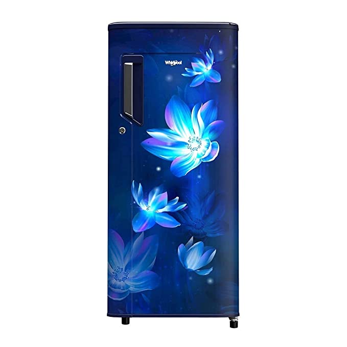 Whirlpool Icemagic Powercool 200L Single Door Refrigerator (No.1 In Icemaking, 3 Star, Sapphire Flower Rain) REF 71998