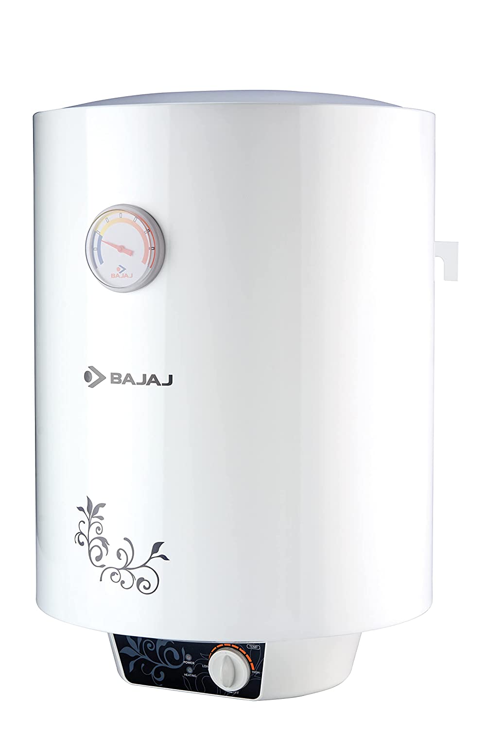 Bajaj New Shakti Storage 25 Litre Vertical Water Heater, White, 4 Star (43.3 x 44.1 x 57 cms)