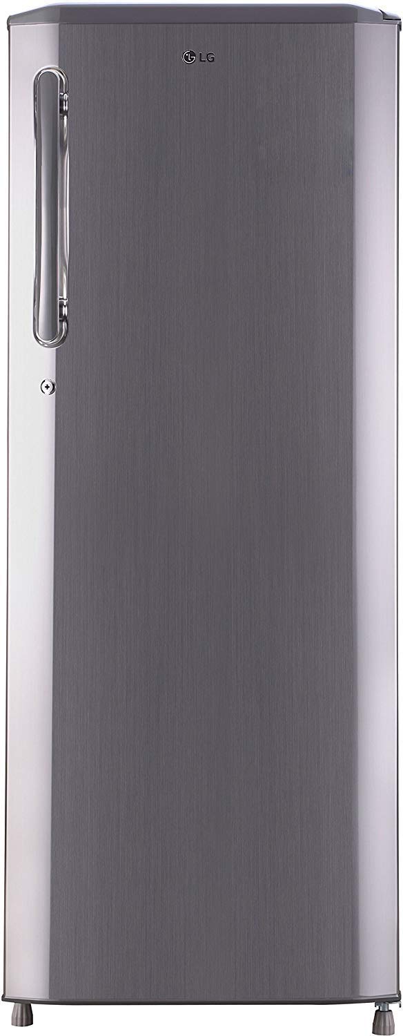 LG 270 L 3 Star Inverter Direct Cool Single Door Refrigerator GL-B281BPZX, Shiny Steel