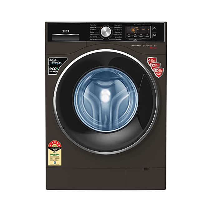 IFB 8 Kg 5 Star Front Load Washing Machine 2X Power Dual Steam (SENATOR MXS 8012, Mocha, Active Color Protection, Hard Water Wash)
