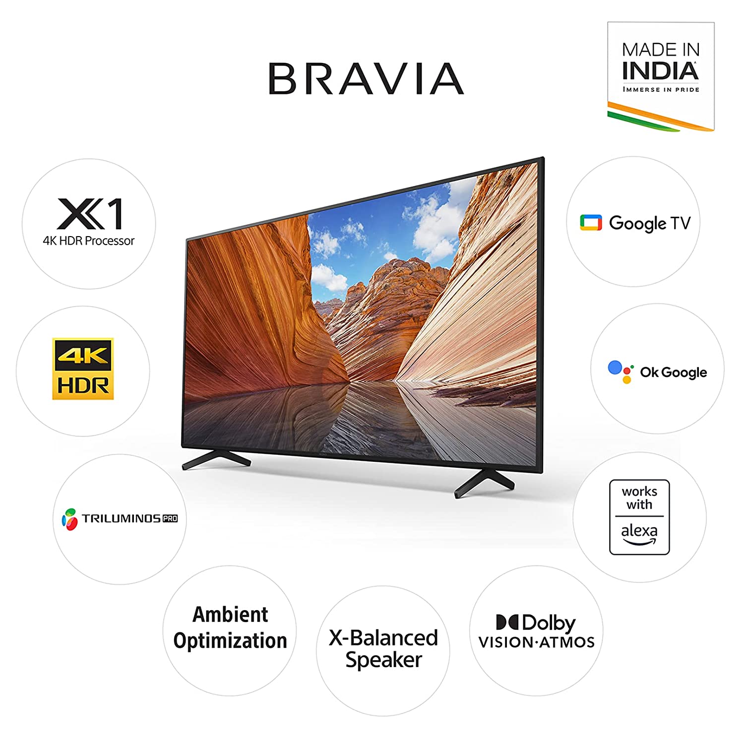 Sony Bravia 139 cm (55 inches) 4K Ultra HD Smart LED Google TV KD