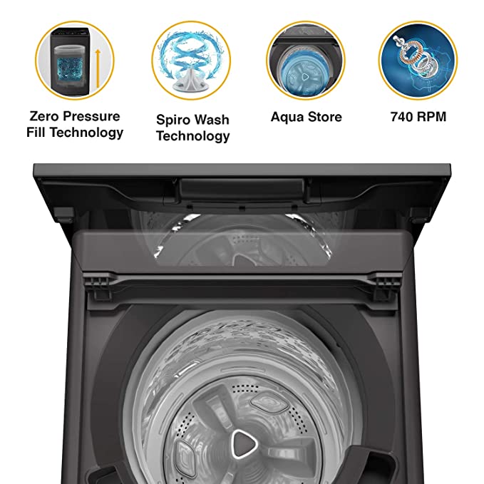 Whirlpool (31465) 6.5 Kg 5 Star Fully-Automatic Top Loading Washing Machine (CLS6.5 GRY, Grey)