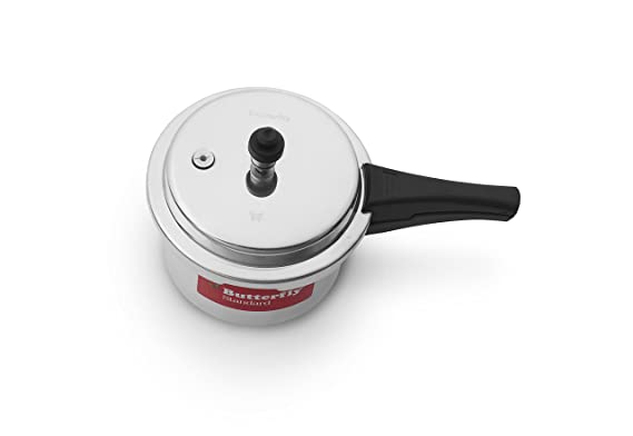 Butterfly Standard Aluminium Pressure Cooker 5 Litre Silver