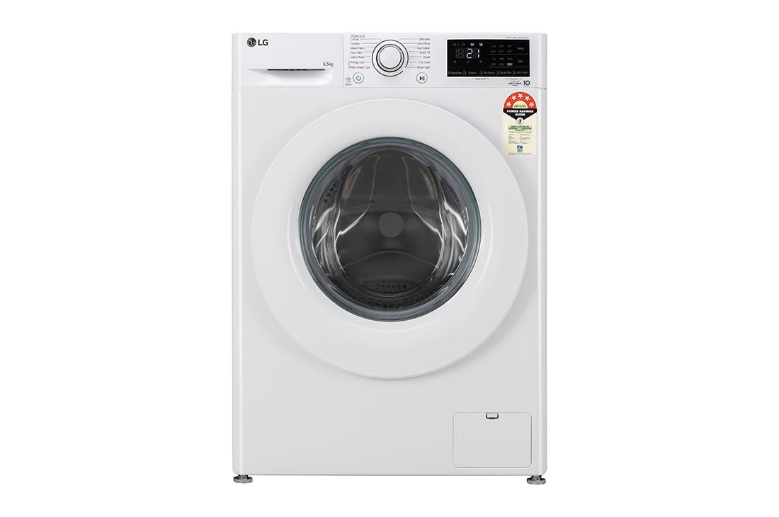 LG 6.5 kg, Front Load Washing Machine with AI Direct Drive™ Washer with Steam™ (FHV1265Z2W)