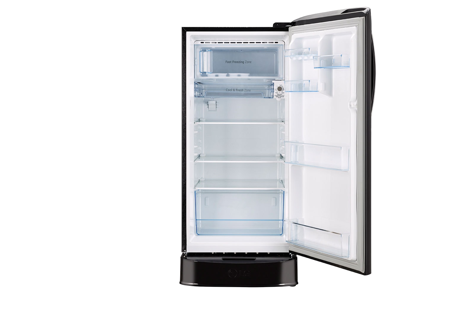 LG 204 L Single Door Refrigerator with Smart Inverter Compressor in Ebony Sheen Color