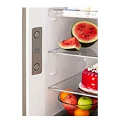 LG 360 L Convertible Double Door Refrigerator with Smart Inverter Compressor in Shiny Steel Color