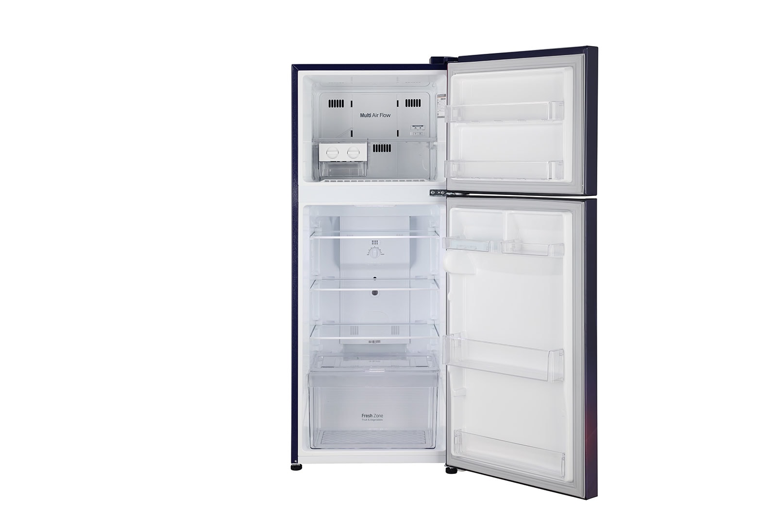 LG 260 L Frost Free Double Door Refrigerator in Blue Plumeria