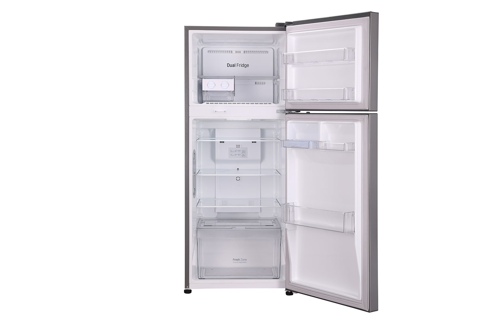 LG 260 L Frost Free Double Door Refrigerator in Shiney Steel Color GL-T292RPZY