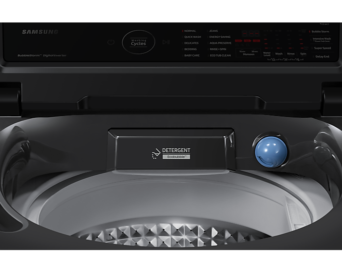 Samsung 7.0 kg Ecobubble™ Top Load Washing Machine with SuperSpeed™, WA70BG4545BD