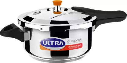 ULTRA DURACOOK 4.5 L Induction Bottom Pressure Cooker  (Stainless Steel)