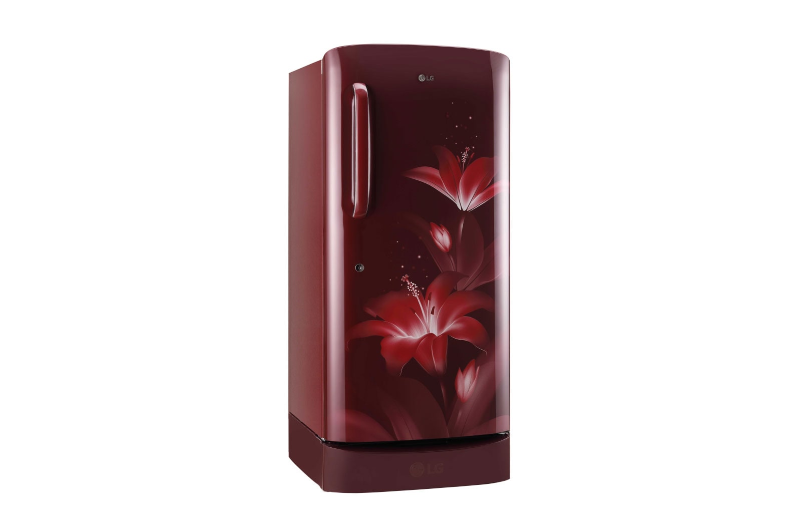 LG 215 L Single Door Refrigerator with Smart Inverter Compressor in Ruby Glow Color