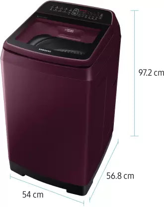 Samsung 7.5 Kg Fully-Automatic Top Loading Washing Machine (WA75A4022FF/TL, Plum, Wobble technology)